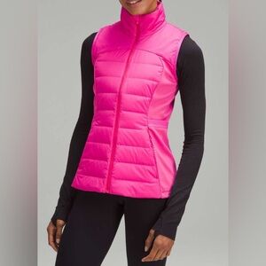 NWOT Lululemon Down for It All Vest Sonic Pink